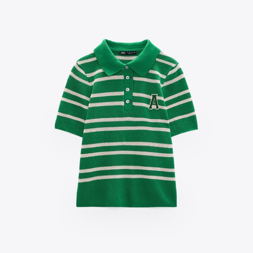 Zara Green knit set 2pc - Picture 3 of 3